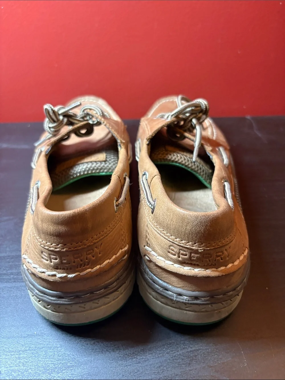 Sperry Men's Tan Leather Boat Shoes